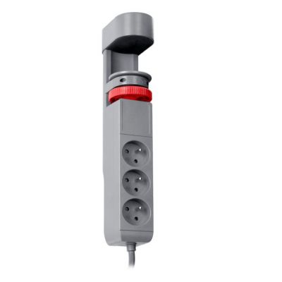 Przedłużacz biurkowy 3-krotny 2P+Z  2xUSB+1 typu C 1,5m ORNO (PS-5/G/1,5M)